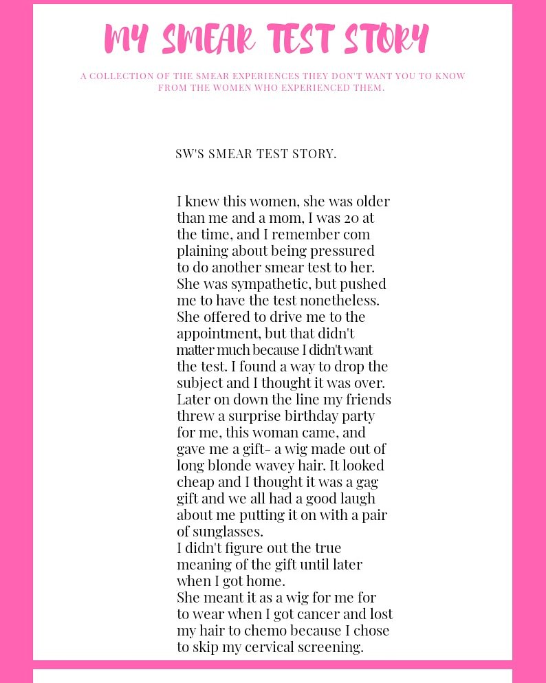 twss_movement's tweet photo. #cervicalscreening bullying is never OK, respect your friends decisions about their bodies. #smeartest #PatientSafety #MySmearTestStory #reproductivehealth #reprorights #SayNoToSmears https://t.co/kf6m2BBKEx