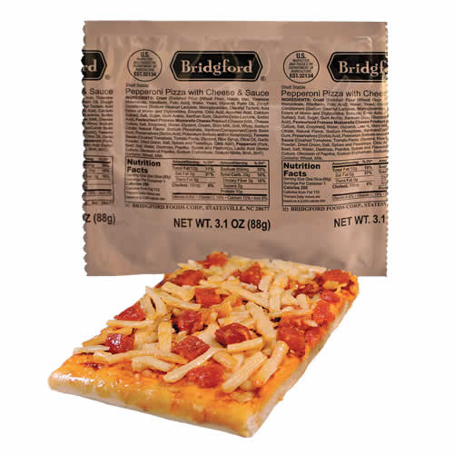 MRE Pizza SUMMER SALE! While current supplies last, get MRE Pepperoni Pizza with Cheese as low as $2.59 each with Free Shipping Offer* on purchase of $125 or more tasty Bridgford MRE Sandwiches, Turnovers, Bread, and PIZZA (*except Alaska &amp; Hawaii). 
theepicenter.com/bridgford-food…