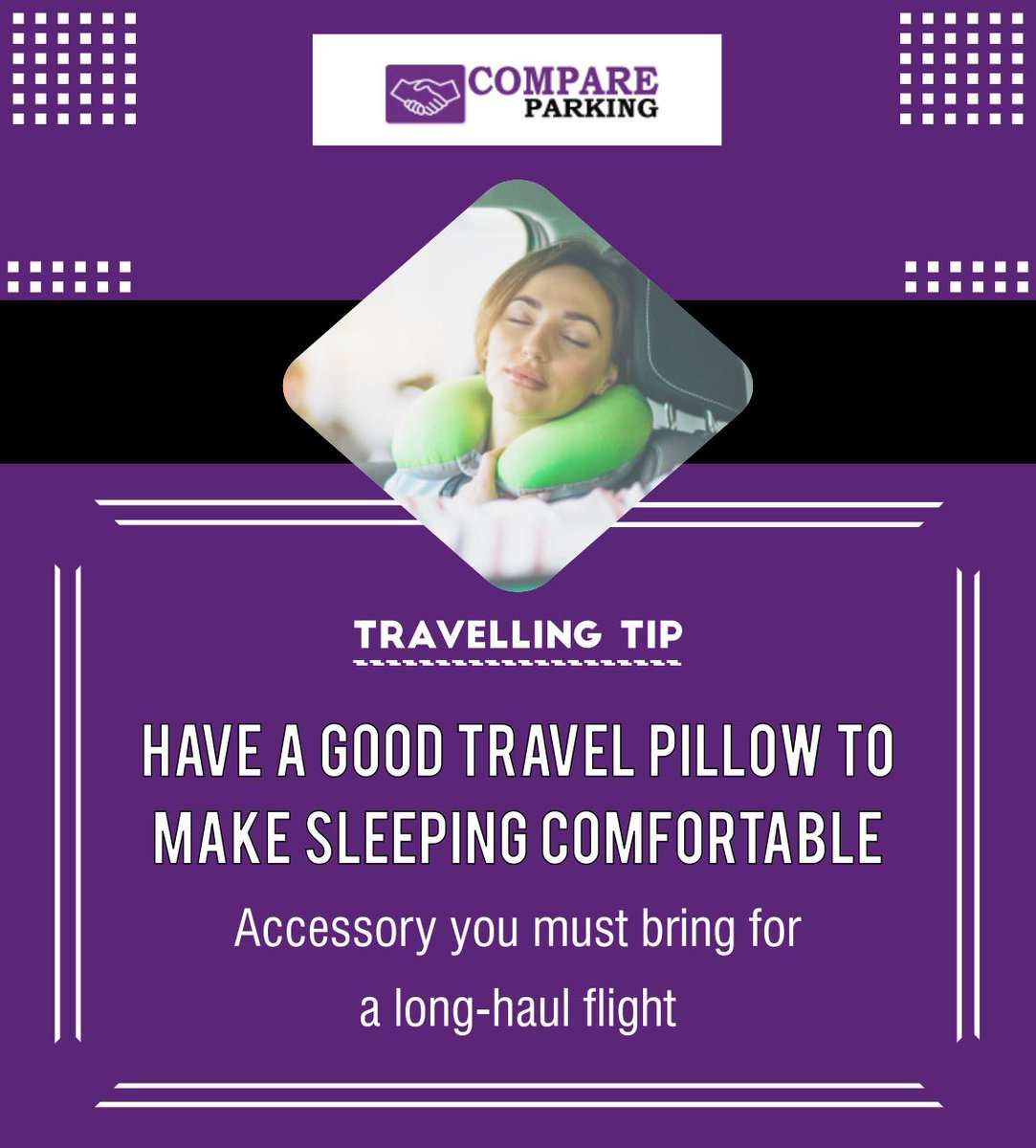 MeetCompare's tweet image. Make sure to keep the #Travel_Pillow on the long-haul flights to make sleeping comfortable. 💡
Keep getting the Update! 👍
🌐 bit.ly/2K1P9En  
#travel #business #london #carparking #traveling #aviation #meetandgreet #Airport #traveltips #businesstravel #holiday #nature