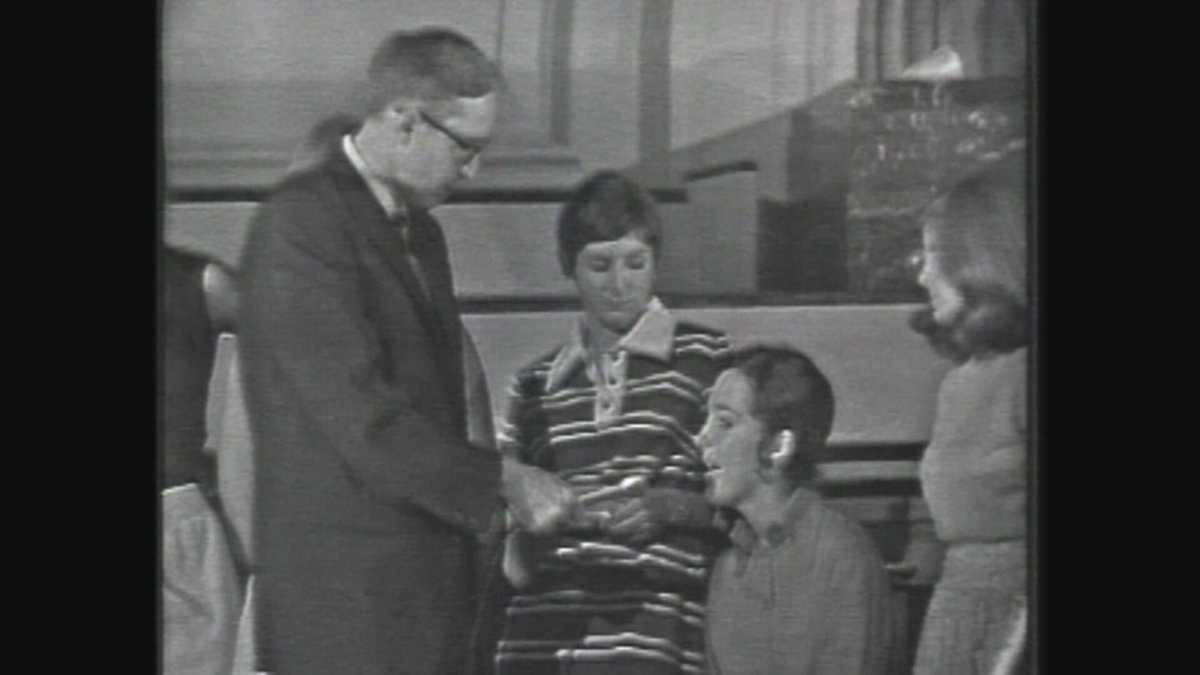 CBSMornings's tweet photo. WE NEED YOUR HELP: In 1969 @CBSNews spoke to people around the world during the historical #Apollo11 moon landing.
 
Now 50 years later, we're looking to speak to some of those people. Recognize anyone from this Youth Choir at the First Baptist Church in Atlanta, GA? DM us if so! https://t.co/3NsouRUilX
