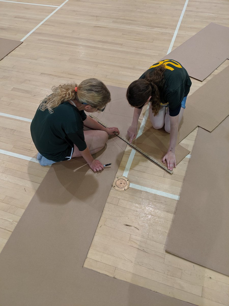 Excellent #teamwork with <a href="/ErringtonSchool/">Errington Elementary School</a> 's Cardboard Boat Challenge teams! #erringtonpride #sd69