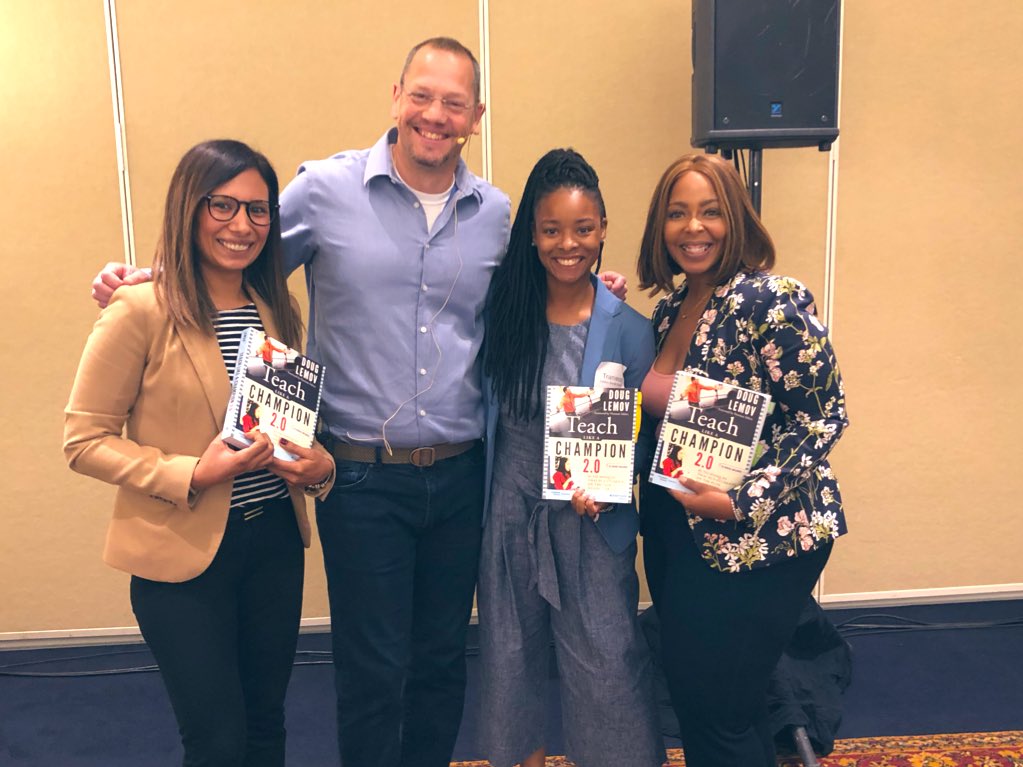 MonicaERojas's tweet image. Honored to be receiving this training by the one and only @Doug_Lemov  Systems &amp;amp; Routines PD #TrainingTheTrainer #KeepGrowing