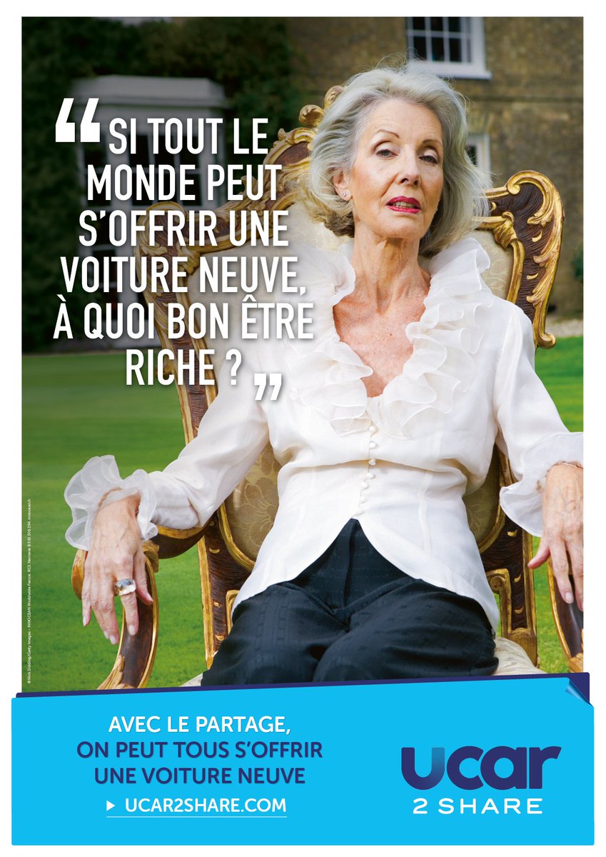 InnoceanFrance's tweet photo. Les conservateurs sous le choc de la révolution du partage #automobile ! Bienvenue dans le monde de la #voiture pour tous !
Campagne @UCARrentsmarter by @InnoceanFrance https://t.co/auooMlpaZb