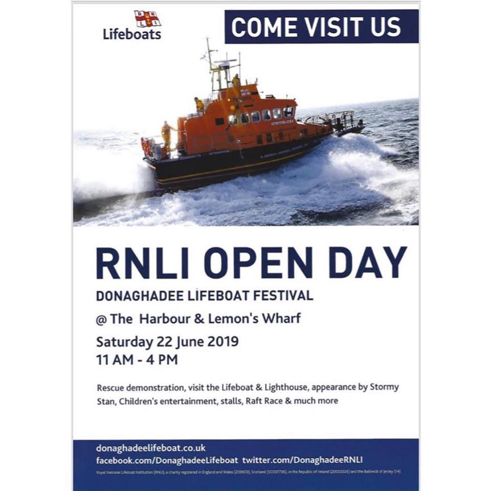 DonaghadeeRNLI's tweet photo. Donaghadee is the place to be this Saturday for our @RNLI Open Day! The forecast looks great, come along and join in the fun! https://t.co/kex2MO1Oce
