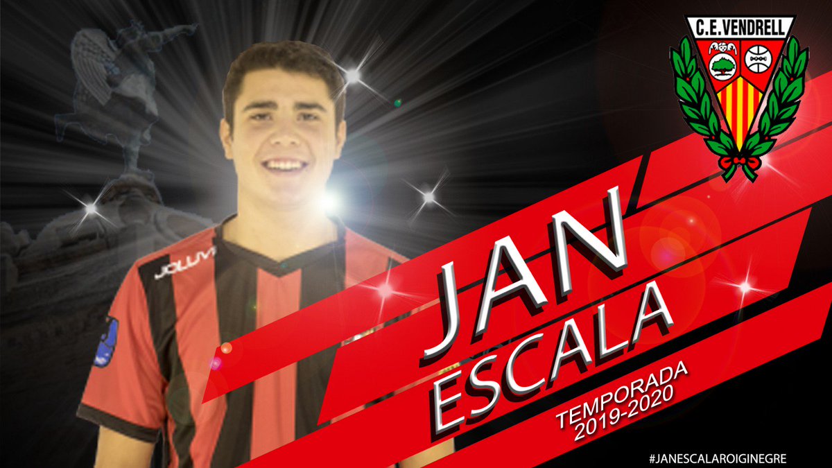 S'arriba a un acord amb <a href="/janescala5/">Jan Escala</a>, procedent del Reus Deportiu, per a la seva incorporació al CE Vendrell per a la temporada 2019-2020 amb vinculació amb el primer equip #hoquei #hoqueipatins