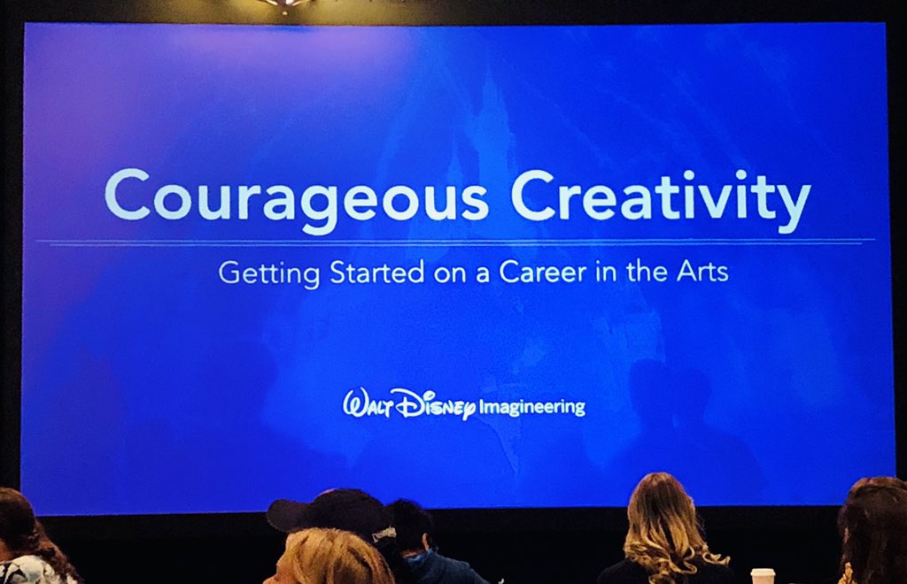 Beyond excited to have opportunity to learn more about        #CourageousCreativity and how to get started on a career in the arts from the amazing <a href="/DisneyParks/">Disney Parks</a> Imagineering team. Can’t wait to work together with our <a href="/CVESDNews/">CVESD News</a> team to intro Ss to careers in the creative economy!