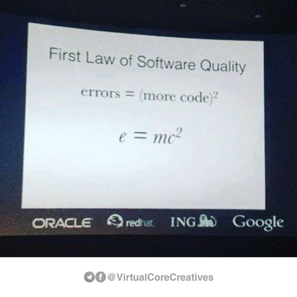 Errors error quality. Error = more code2. errors with quality.