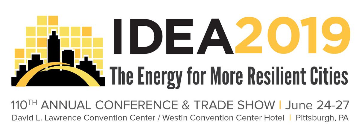 CMUenergy's tweet image. .@CarnegieMellon is helping to bring IDEA 2019 to Pittsburgh next week and @CMU_CEE students and Scott Institute faculty are excited to participate in the discussion on district #energy + more! Don&apos;t have your tickets yet? Register now: districtenergy.org/idea2019/regis… #DistrictEnergy19