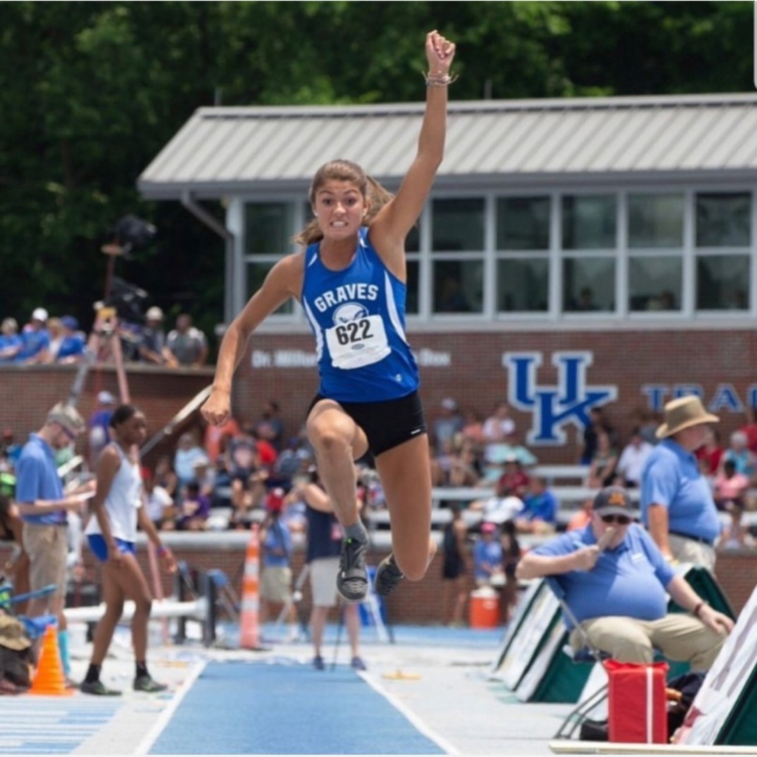 GravesTrack's tweet image. Good luck to our soon to be junior @SophieAGall as she competes in the @usatf U20 outdoor championships Saturday June 22nd in Miami, Fl. Sophie is competing in the triple jump. #USATFU20 #GDTBAE