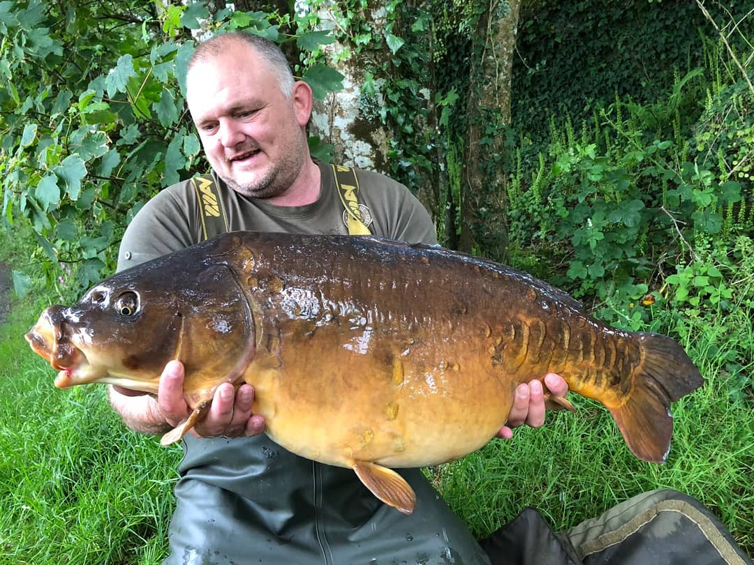 northernnev's tweet photo. Well carrying on from the weekend before the lads fishing the big reservoir Argal in Cornwall have had another cracking hit of big fish. @MUFCARP and Simon Williams still using plenty of the custom #ProSushi with added salmon oil palatant and super sharp #jprecisionhooks https://t.co/jzEO6BHled