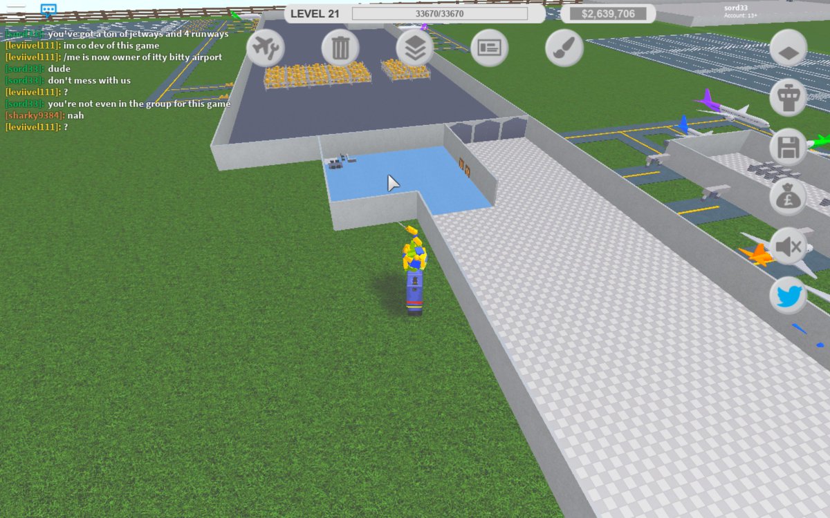 Sord33 At Sord33rblx Twitter - roblox codes for itty bitty airport youtube