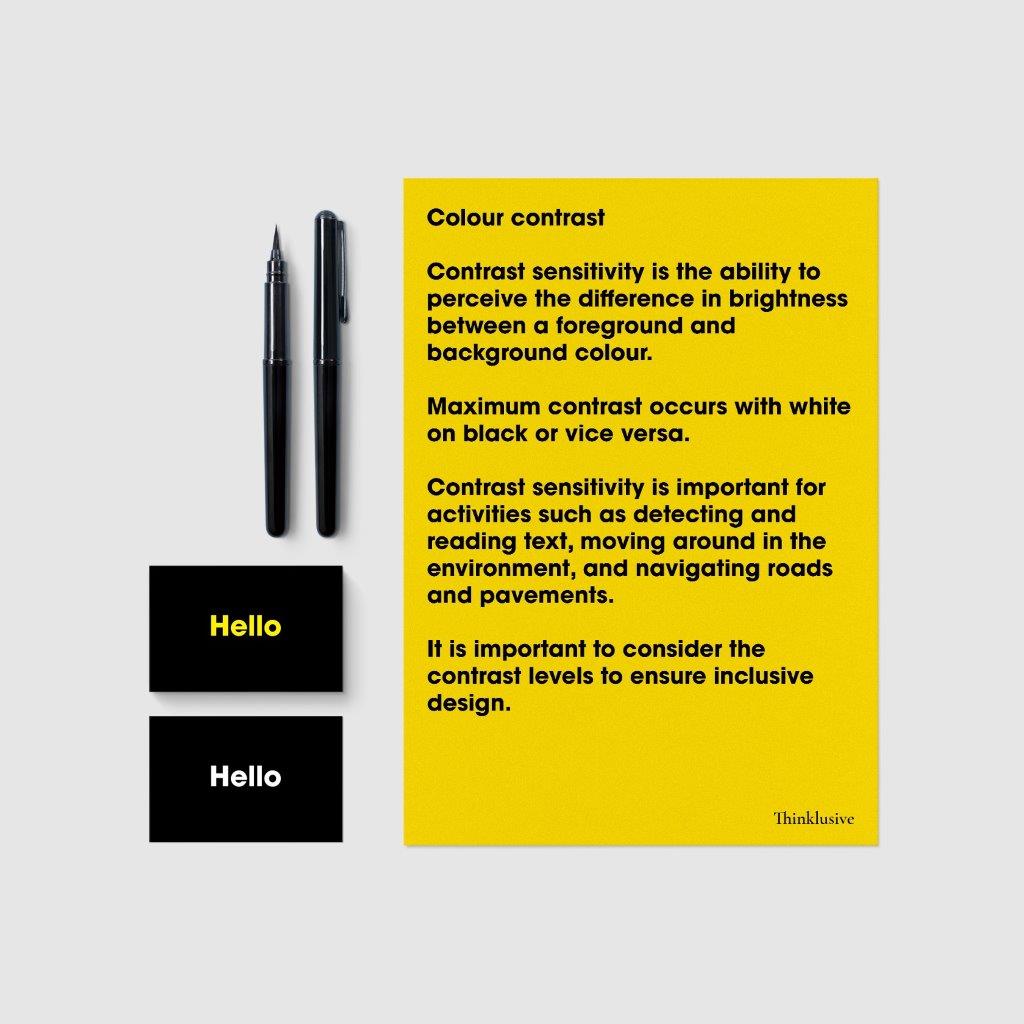 _Thinklusive's tweet image. Thinklusive support the creation of inclusive design, including #contrastsensitivity