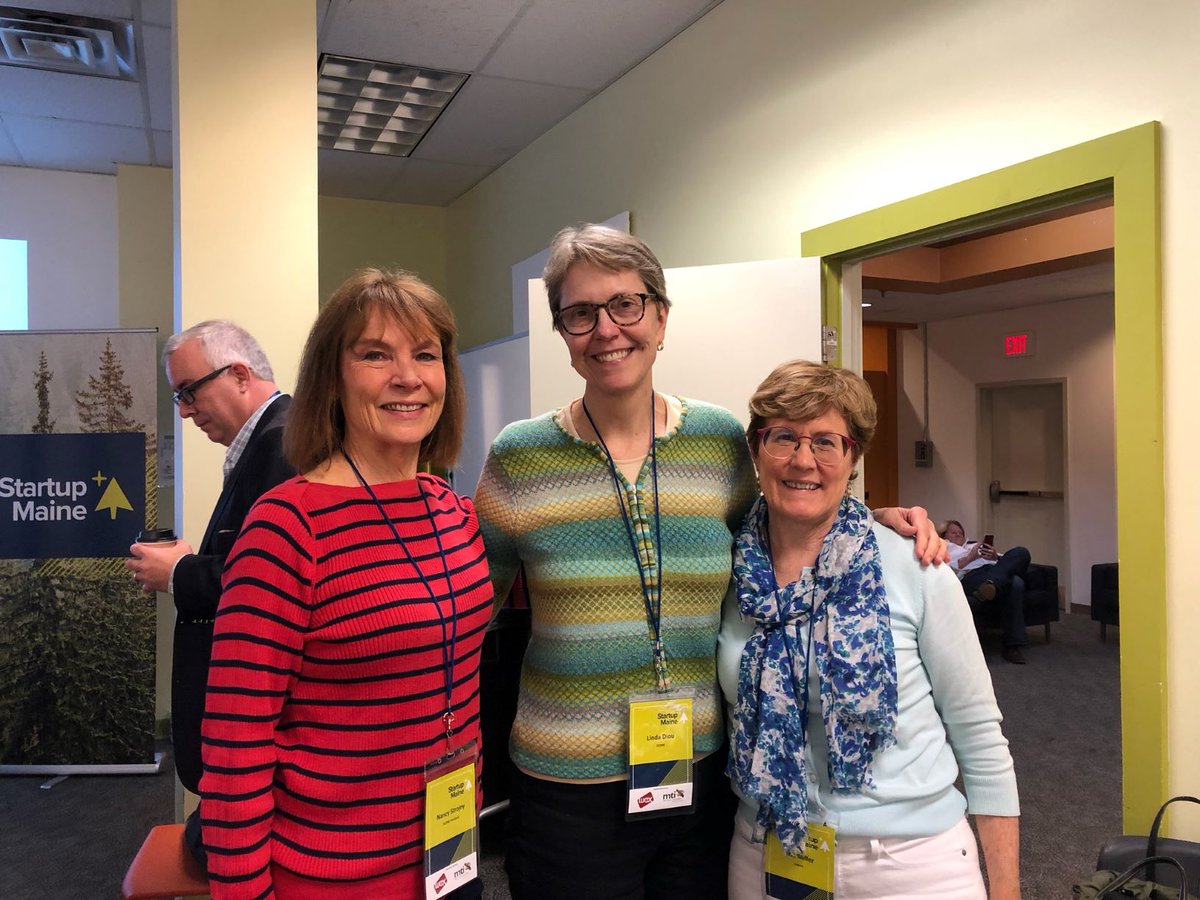 Our certified SCORE mentors are out at <a href="/Startup_Maine/">Startup Maine</a>! Here's a snap of Nancy, Linda, and Ann enjoying the event.
#SCOREMentors #SmallBusiness #StartupMaine