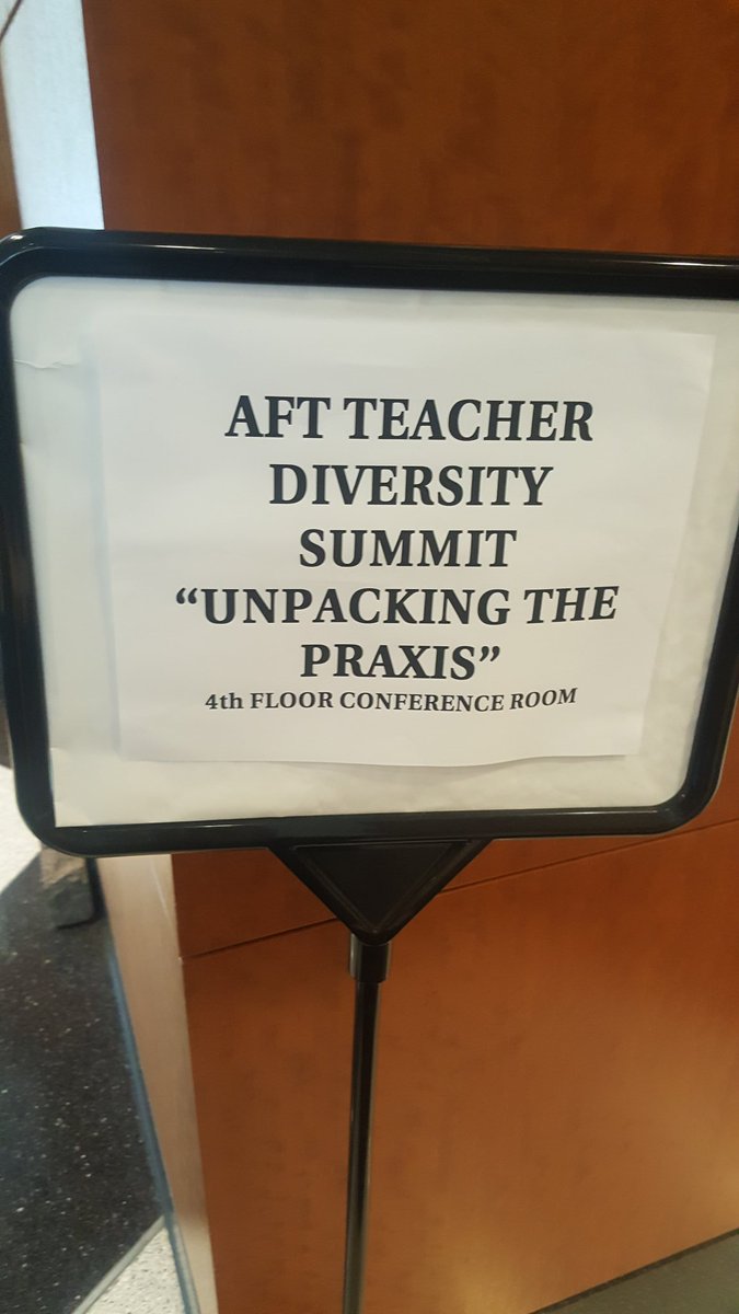Shout out to <a href="/AFTunion/">AFT</a> for this convening and bringing together key stakeholders to discuss and take action on the barriers to teacher education for students of color.