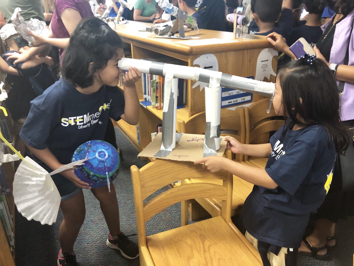 TMguru's tweet photo. The kids had a blast at @LCPSLiberty’s #STEMmerweek! https://t.co/JiAkH8sWes