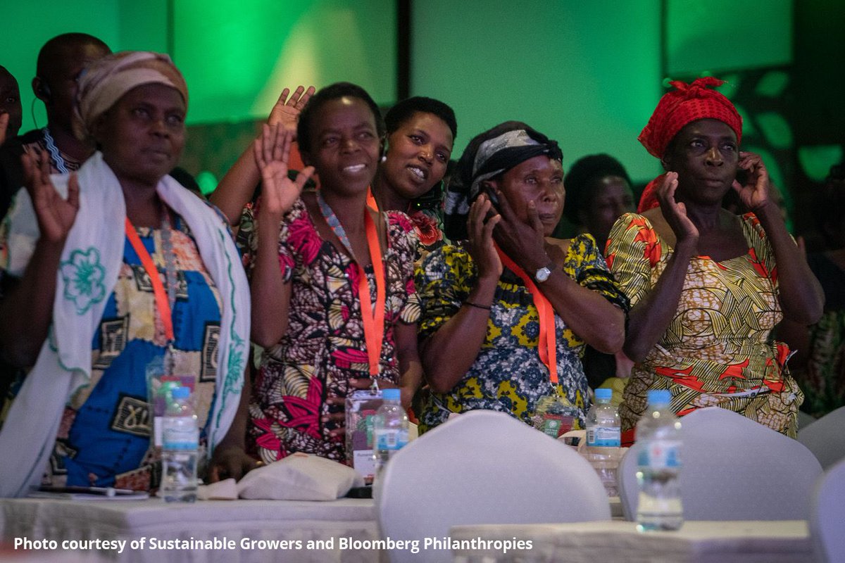“That is my dream. To have empowered women... to turn this dream into a reality we need to work together." –Aurora Izquierdo of Colombia's @cafeanei at @Bloombergdotorg -supported <a href="/LTCoffee/">Let´s Talk Coffee</a> #Rwanda2019 sharing her South-South perspective with fellow women farmers #SpecialtyCoffee