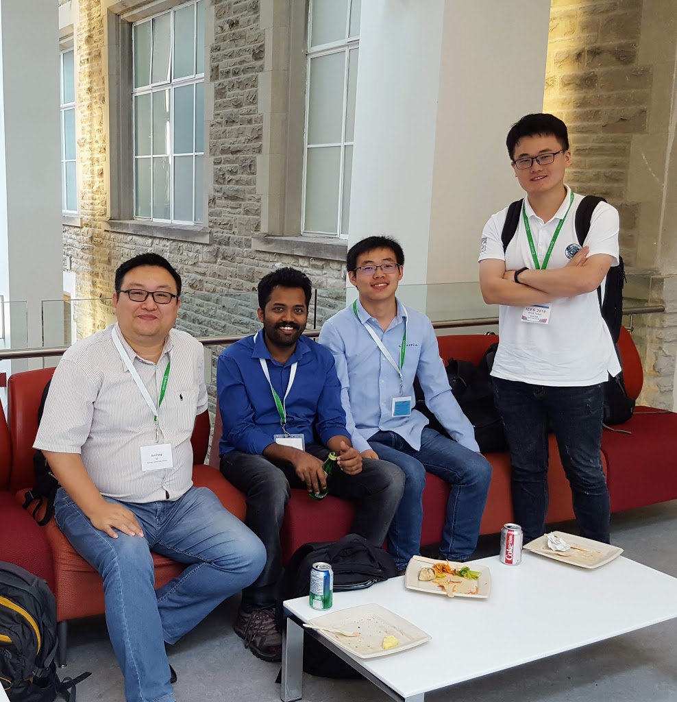 ices2019's tweet photo. Jian-Feng Li and his group at #ICES4 @westernuScience travelling all the way from Xiamen University https://t.co/3nkguQPaup