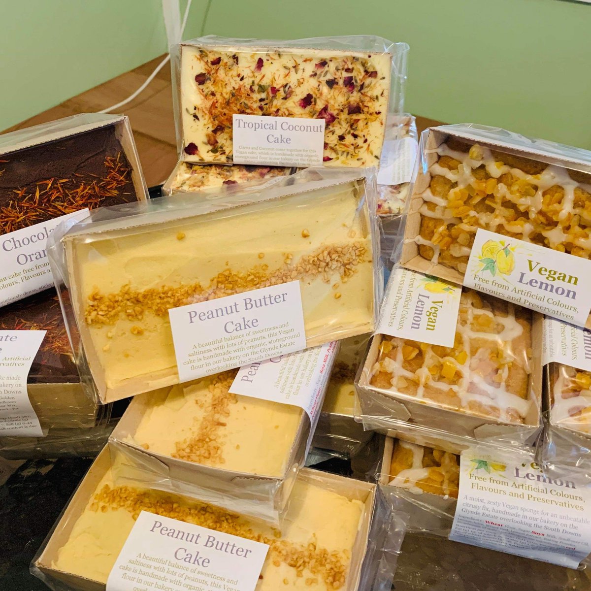 These Gorgeousssssssss Cakes from <a href="/ATasteofDreams/">A Taste of Dreams</a> are selling well in the shop #veganworthing #vegancakes #worthingfoodanddrink