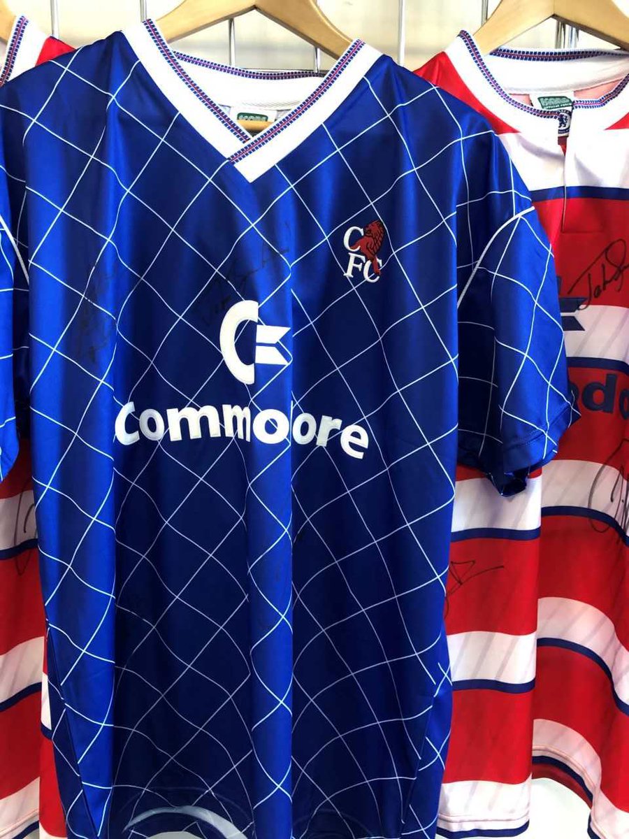 Chels_HQ's tweet photo. We’re giving away this classic #Chelsea shirt signed by Kerry Dixon, John Bumstead, Joe McLaughlin and Eddie Niedzwiecki!

For a chance to win, simply:

▪️RT this tweet
▪️Follow @3retro_ &amp; @Chelsea_HQ 

The winner will be chosen on June 28th - good luck! 👕 https://t.co/eHC7BflYNz