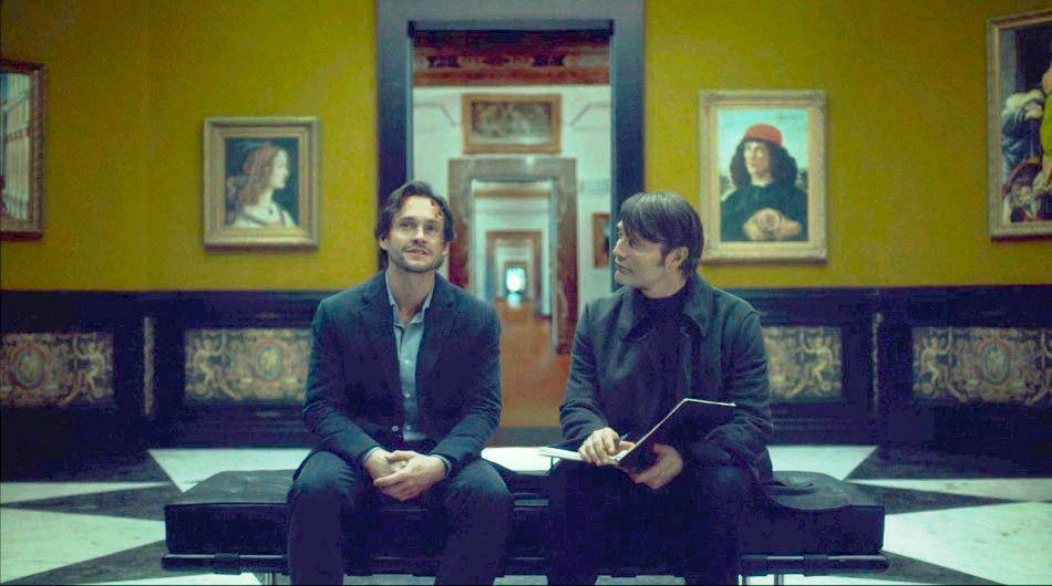 Just sitting together and watching some art... #Hannibal  #GoodOmens  #Hannigram  #IneffableHusbands