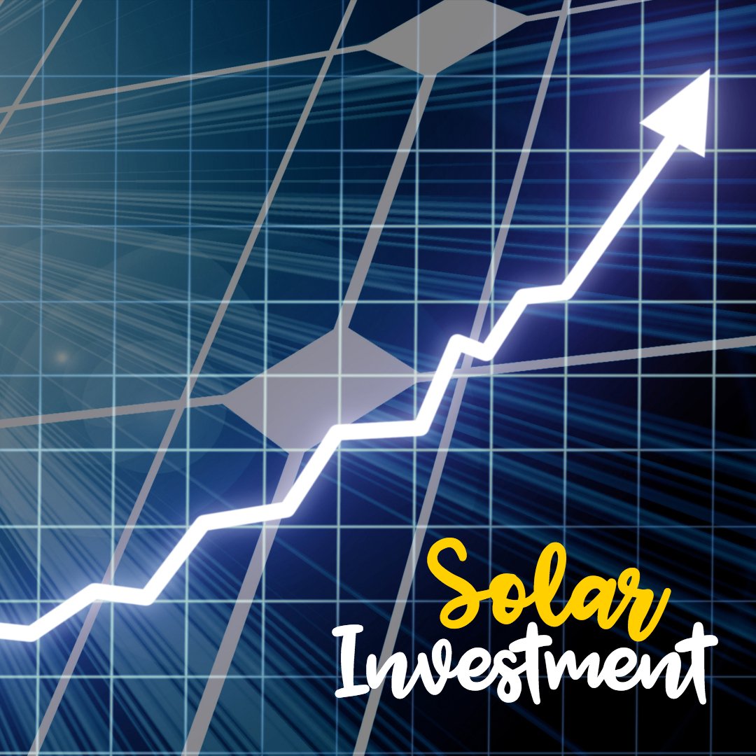 PowerFactorCo's tweet photo. Looking for a secure investment? Look into solar!

The utility companies are notorious for their fluctuating electricity prices. With solar panels and simple math, we can calculate how much electricity will be generated (and at what price) for the next 20 years! #solarpower https://t.co/YoQWpFY8Su