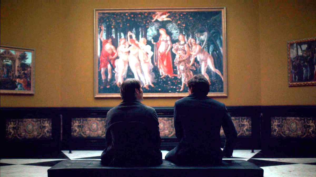 Just sitting together and watching some art... #Hannibal  #GoodOmens  #Hannigram  #IneffableHusbands