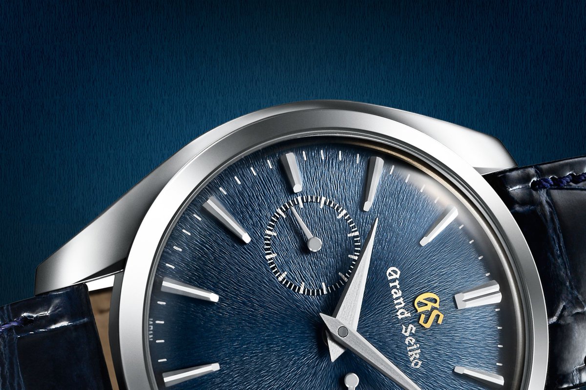 grandseikousa's tweet image. The Mt. Iwate pattern #SBGK005 reveals the watchmakers’ pride in the natural beauty surrounding the Shizukuishi Watch Studio. Emanating a classic, meticulously contoured look, the dial is curved, and the minute and power reserve indicator hands are bent in harmony #NatureofTime