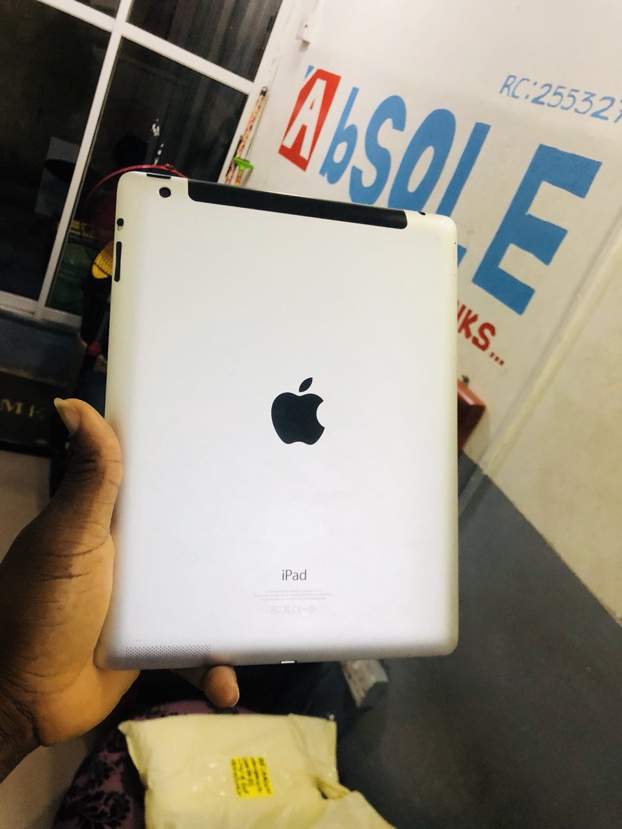 AbsoleSolutions's tweet photo. iPad 4 WiFi only 16gb UK used 55,000 only
God bless you for Retweeting
Call to order
08064807217
8am to 6pm
.
#iPad #ipadproillustrator #ipadfilmmaking #ipadrig #ipadglassrepair #ipadtime #ipadsketch #ipadcamrea #ipadservice #ipad4only #ipad4 https://t.co/G8wFrgKK9v