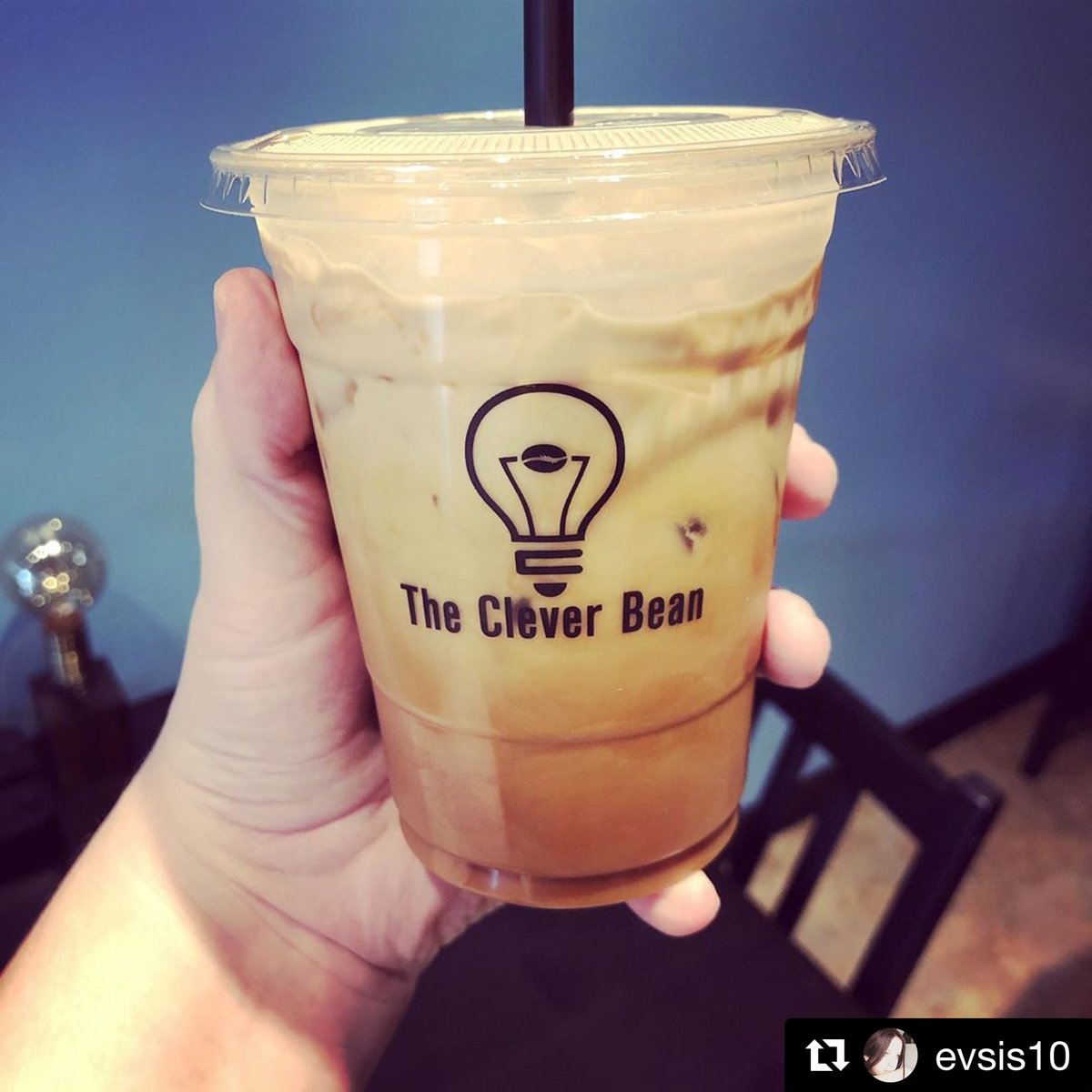 thecleverbean's tweet image. #Repost @evsis10 (Instagram)
・・・
Alright people. This is #thebasic now being served at @thecleverbean. It is delicious and half the proceeds for sales of this drink go to @semperfifund. So you can enjoy your coffee and help our heroes at the same time.