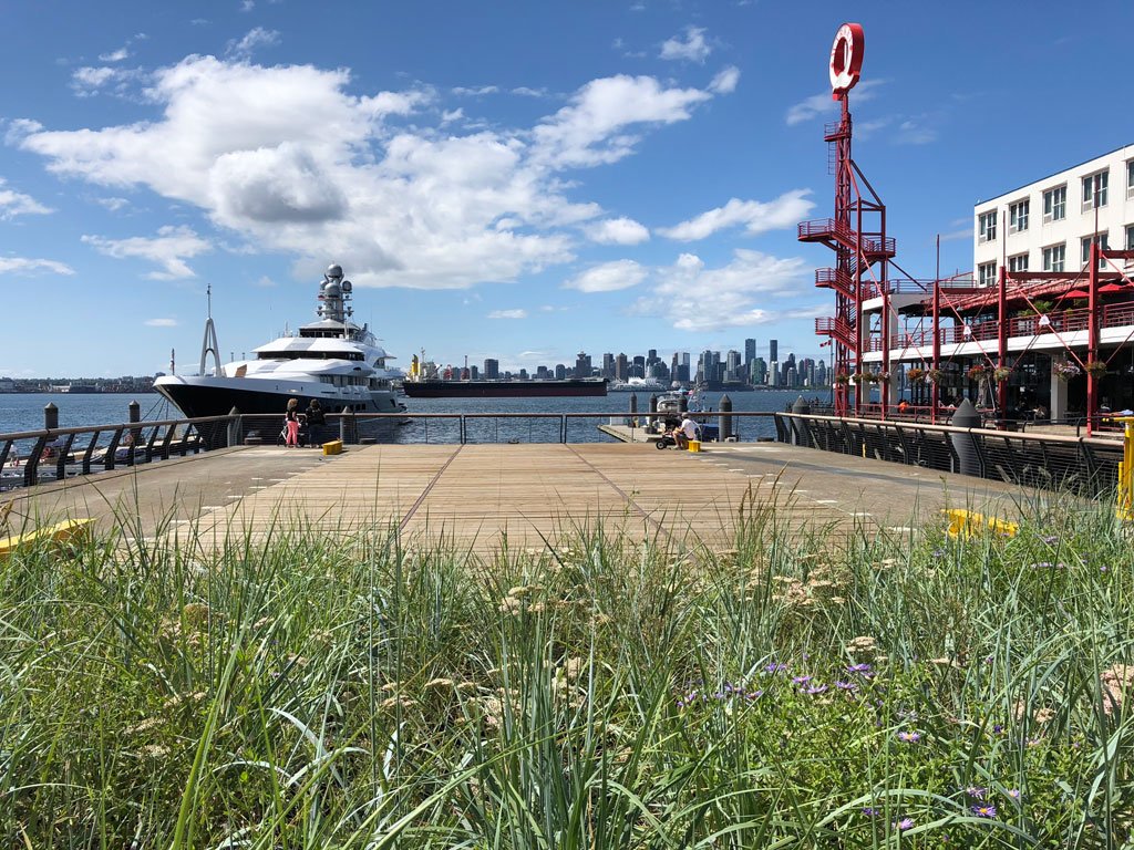 Heading to the Shipyards Night Market tonight? 🚴 Arrive in style and park your bike/stroller etc @ FREE Bike Valet on Cates Deck. 🚴Your bike will be safe + have this amazing view, while you enjoy live music, food trucks &amp; vendors. #NorthVan @WeAreHub <a href="/Return_It/">Return-It</a>