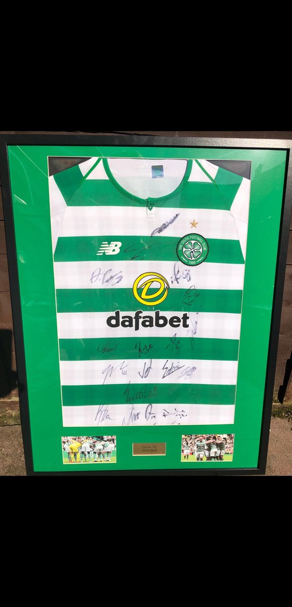 gitinmapocket's tweet photo. Signed treble treble top being raffled @£1 ticket all money raised will go to the British Heart Foundation draw will take place at kirkhill golf course after our charity golf day on 6th aug https://t.co/pabxt2vxv4