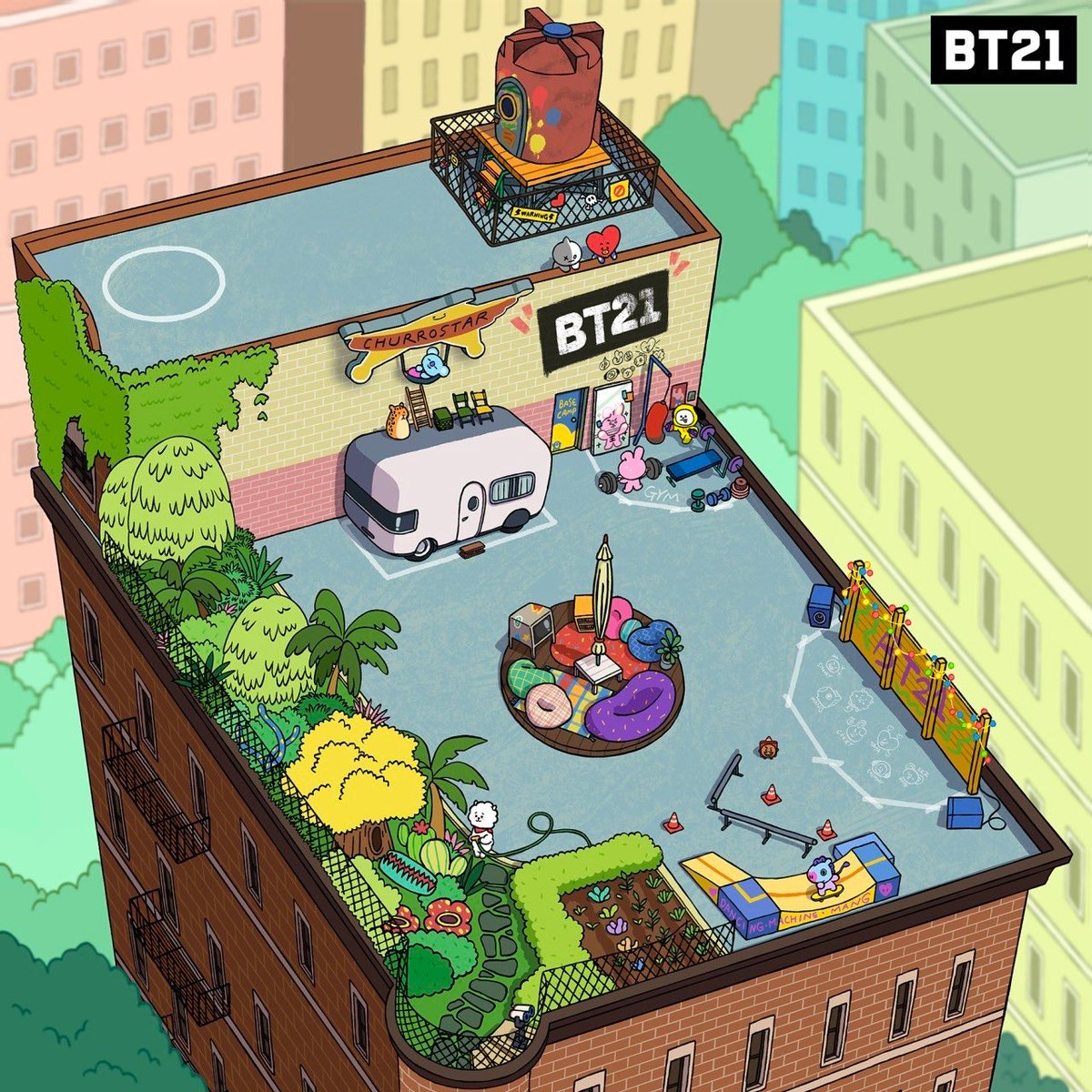 BE_BTSGALAXY's tweet photo. • 210619 | Twt | @BT21_ •
🇫🇷
Le foyer de UNIVERSTAR, #CAMPEMENT
#Fête #Trouvé? #UNIVERSTAR #BT21
🇳🇱
Thuisbasis van de UNIVERSTAR, #BASISKAMP #FEESTJEE #GEVONDEN?
#UNIVERSTAR #BT21 https://t.co/J5FC15aTKf