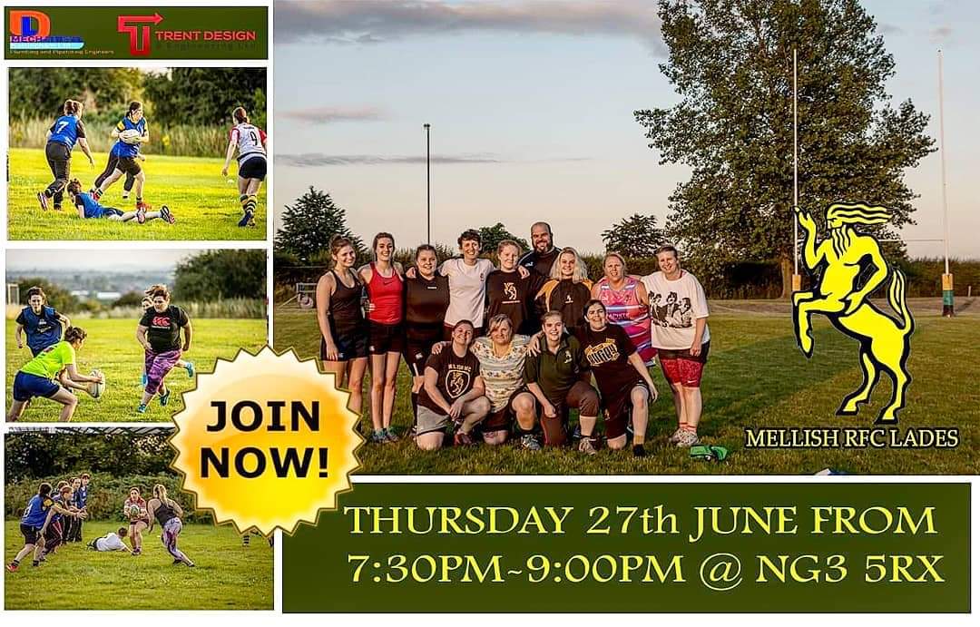 Summer training starts next week &amp; we would LOVE for you to join us! 
It starts Thursday 27/6/19. Sessions will be every Tuesday &amp; Thursday from 7:30pm until 9pm thereafter.
If you would like any more info then message or just turn up! 
#rugby #rugbyunion #mellishrfc #ladiesrugby