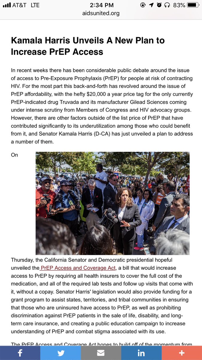 nobcoinc's tweet photo. Kamala Harris Unveils A New Plan to Increase PrEP Access. Check out https://t.co/R6IUMiCMfa for the full article https://t.co/Pf9xATKOCB #ActAgainstAids #DoinIt #LSHT https://t.co/AvmWmxjdAB