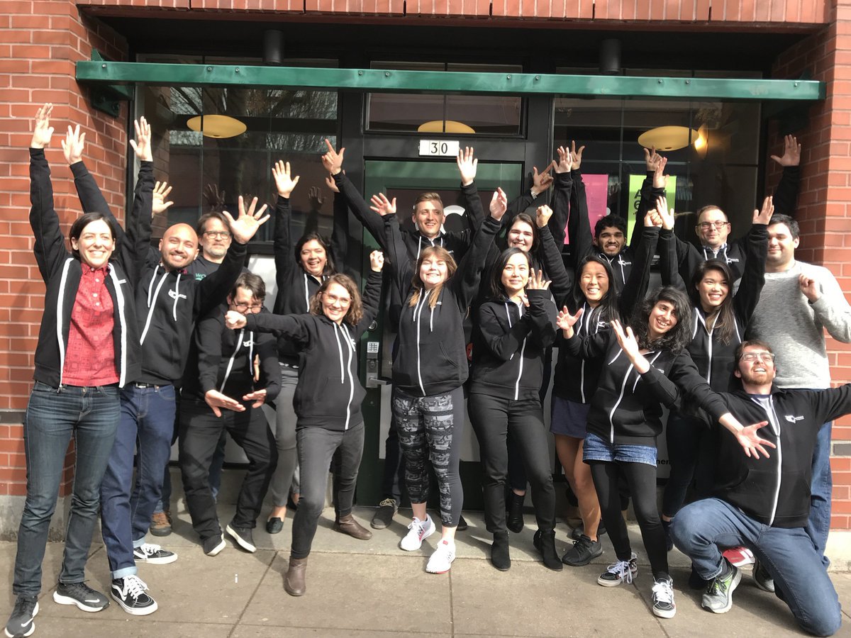 namedotcom's tweet image. We&apos;ve stolen this pic from @AlchemyCodeLab because this is the kind of joy they create. We&apos;ll make our best effort to emulate it when we&apos;re there on June 27th to host a #HackTheDot with Indie Web &amp;amp; .WIKI domain names. Sign up now! Hack.social #PDX #Portland #Hackathon