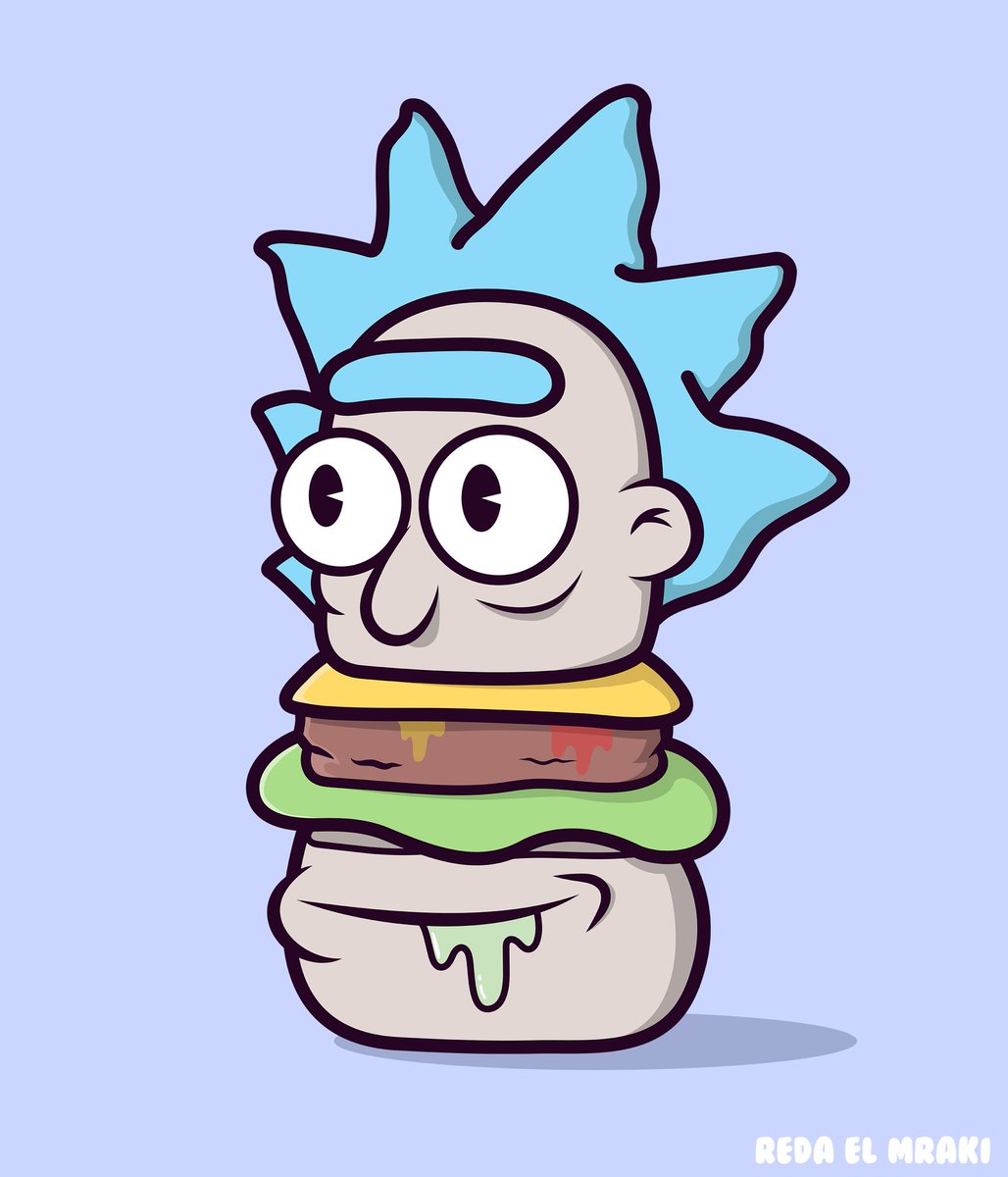 artofreda's tweet photo. Morty! I'm a Burger Morty! 🍔
#RickAndMorty #burger #vector #illustration https://t.co/qd9elYXO6D