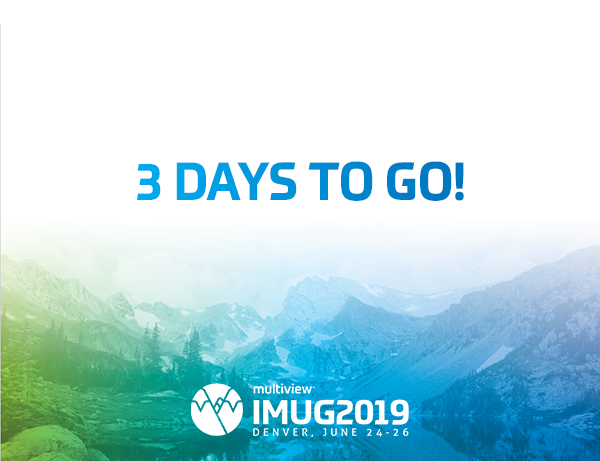 multiviewcorp's tweet photo. Only 3 Days to go! The @multiviewcorp team has started the journey to Denver - we are looking forward to kicking off #IMUG2019 on Monday! #StrongerTogether #BelieveInBetter https://t.co/5ufnxzqyiI