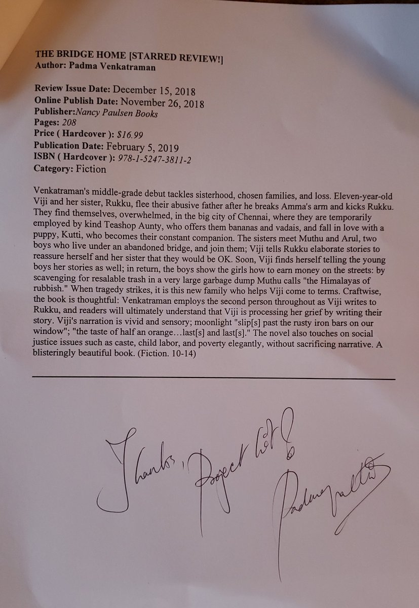 kcpteachertips's tweet image. Who is awesome @padmatv is because she gave @projectlitcomm attendees bookmarks and an autographed article from @projo 
#ProjectLitSummit19