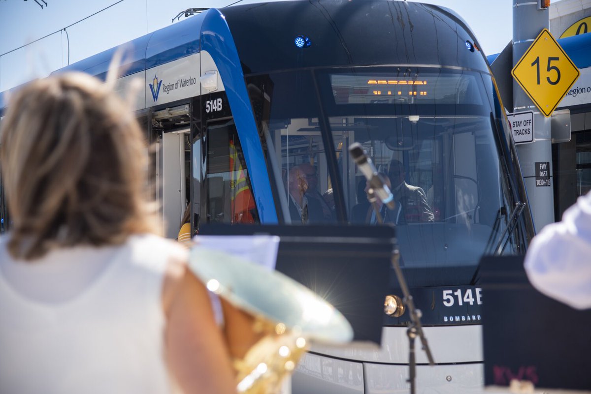 GRT_ROW's tweet image. What a beautiful day to launch a new light rail system! #wrlrt