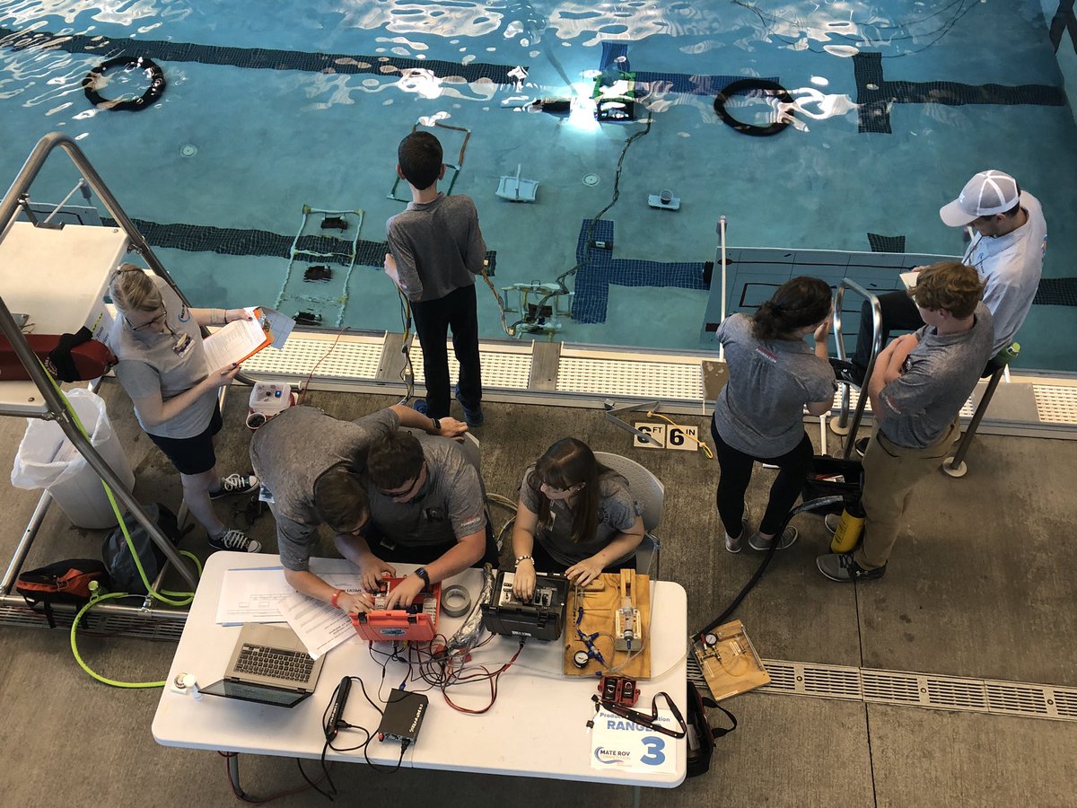 MATE_DBEXCEL's tweet photo. Day 2 is a wrap! Another great day at #MATE2019 Thank you to @drjmoorhouse @RhondaStringham @AndyTrueKCS @KCS_DBEXCEL &amp; @DaleLynchTOSS for coming out to support our #watergame today! @matecenter https://t.co/SLPbImXc5n