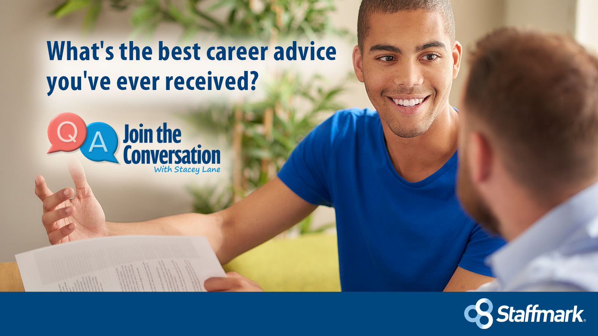 Stacey Lane (<a href="/TempQueen/">Stacey Lane</a>) recently posed the following question to our team: What’s the best career advice you’ve ever received? I loved reading the responses – check a few of them out! ow.ly/HrV550uKbNS