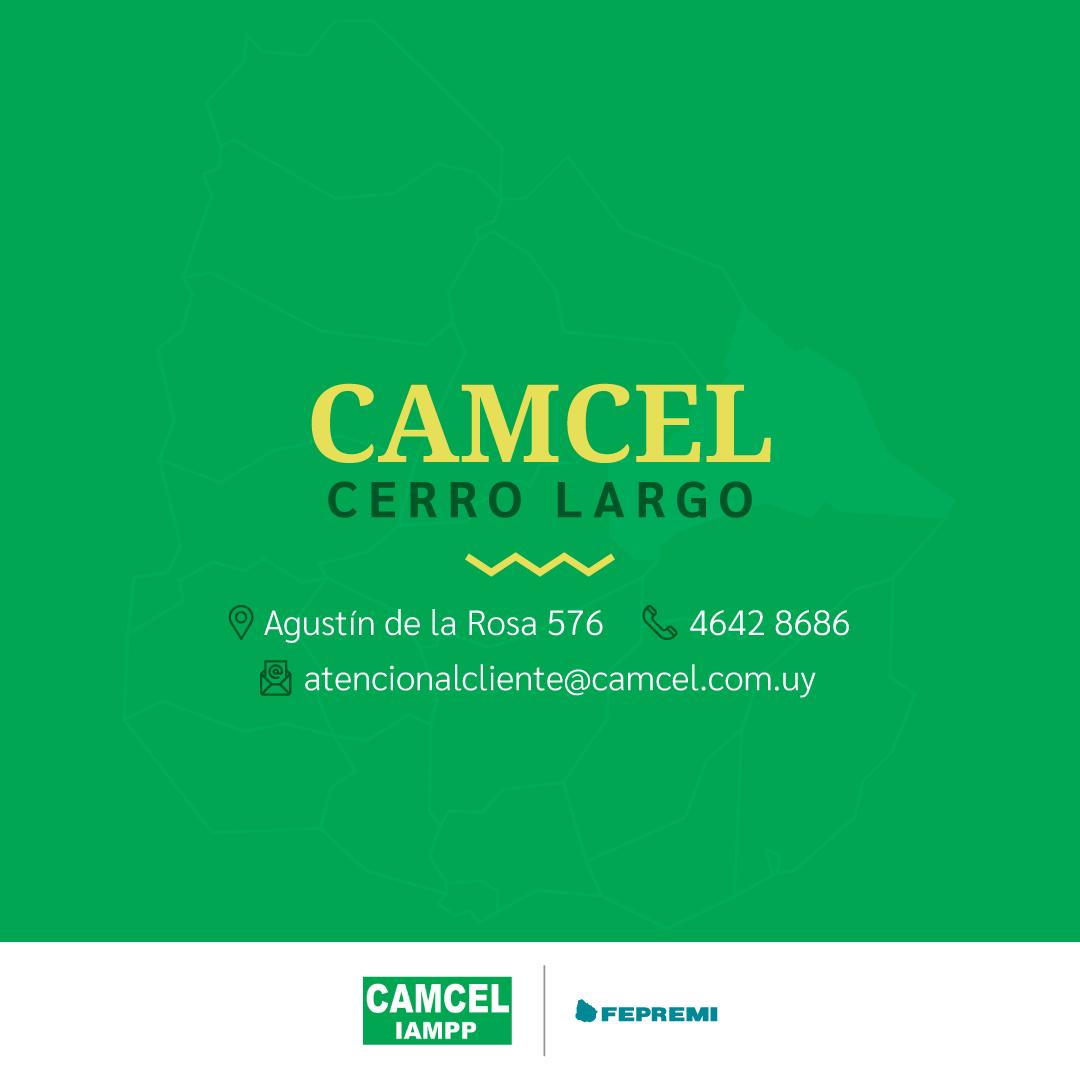 ¿Sabias qué CAMCEL es quién nos representa en Cerro Largo? #FepremiEnTodoElPais