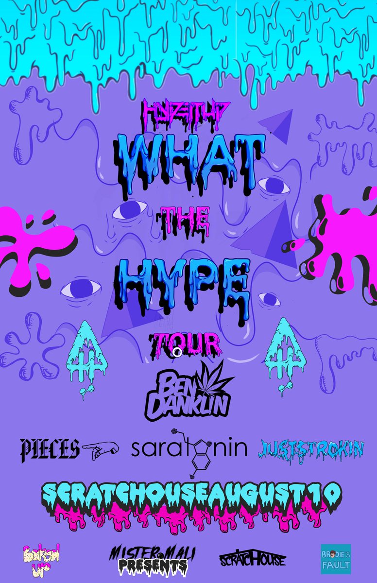 AUGUST 10

#MALIEntertainment Presents <a href="/HypeitupMusic/">⚔️HYPEITUP⚔️</a> w/Ben Danklin

WHAT THE HYPE TOUR <a href="/scratchouseatx/">Scratchouse</a> 

SUPPORT👇🏼
<a href="/saratonintunez/">•saratonin•ॐ</a> 
<a href="/Juststrokin/">Justin Howe</a> 
@piecesmusic

Tickets AVAILABLE👇🏼
bit.ly/hypeitupatx