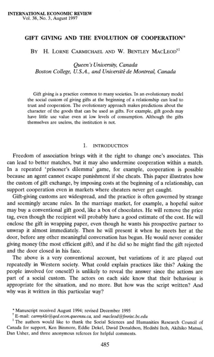 A really beautiful model, imo.Explains so much about the human experience—our thoughts, feelings, & behavior—with so little.Let me summarize the model, what it explains, and what it teaches us about good modeling in the social sciences.(Thread) http://shorturl.at/mvM57 