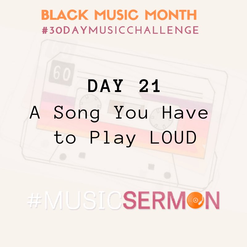 naima's tweet image. Ok, we are still in the #30DayMusicChallenge.  For Day 21, tell us the song that can ONLY be played at ignorant levels.