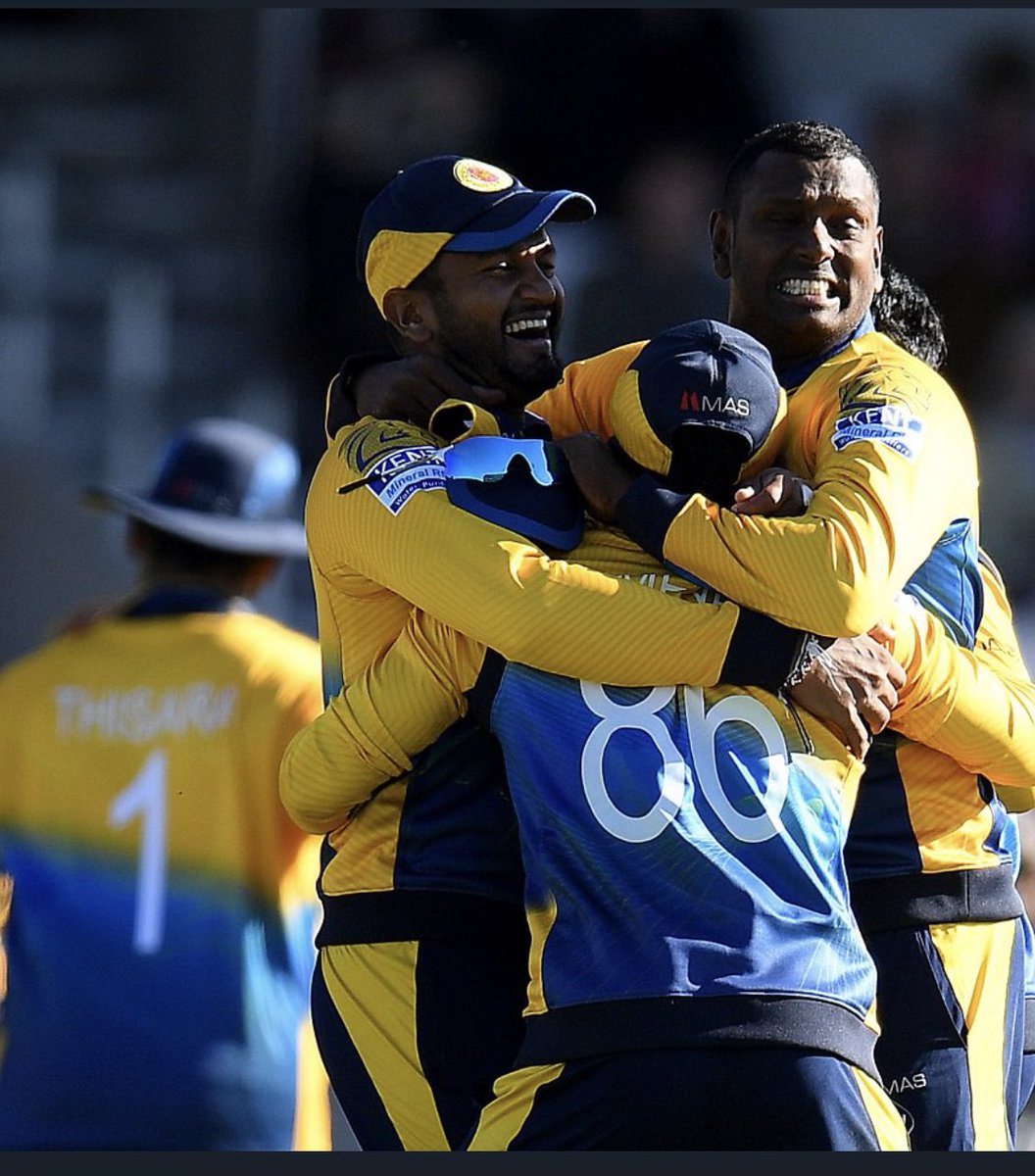 Angelo69Mathews's tweet photo. Great win by the boys.proud to be apart of this family.Thanks for all the support https://t.co/jeCH82GtGR