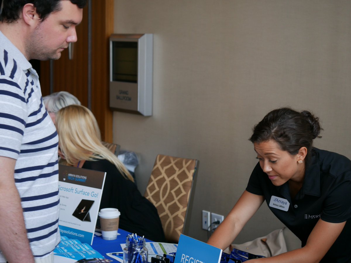 KendalArraya's tweet image. RT ArrayaSolutions: How about a few more action shots from the 5th Annual #ArrayaTechSummit? #FlashbackFriday