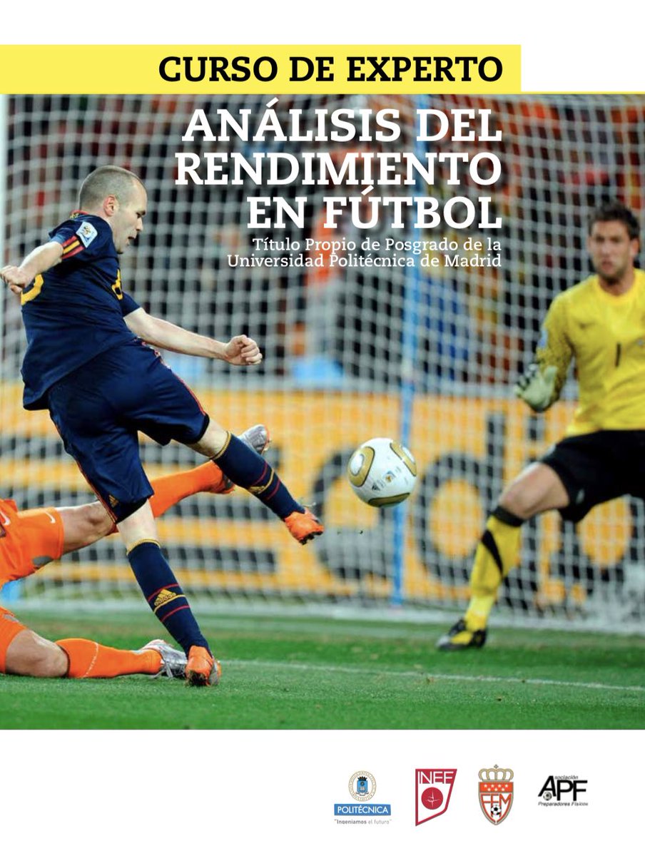 ANÁLISIS DEL RENDIMIENTO EN FÚTBOL tweet media