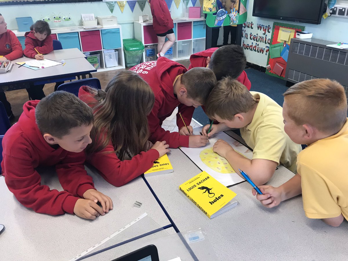 portmeadp's tweet photo. This week in language, Y6’s favourite lesson was skimming and scanning the text for key information in order to create a group map of Camp Green Lake #pmdpy6 #pmdplit #novel #holes https://t.co/0SdBW8w583