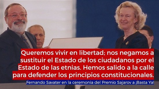loqveoenlcamino's tweet photo. Por eso actualicé la entrada de mi blog mientras se confirmaba lo de Navarra porque como dijo Savater 

"Cuando la democracia está en peligro los ciudadanos no pueden refugiarse en su anonimato y esperar mansamente a que todo se resuelva en las altas esferas del poder político" https://t.co/HOXFjMlpiY
